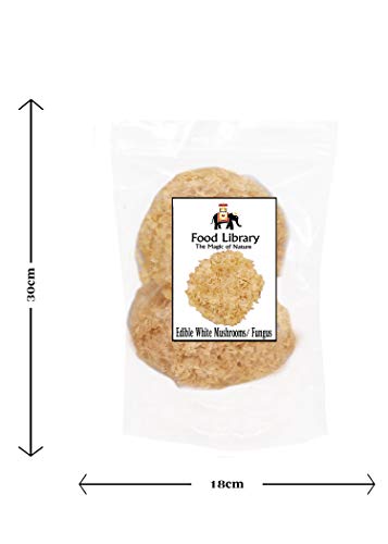 Food Library The Magic of Nature Dried Mushrooms (Snow/White Fungus, 75g)